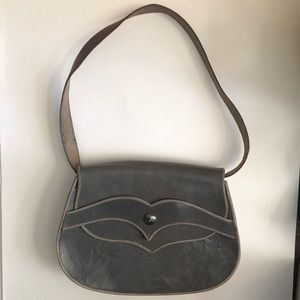 VTG Western inspired leather handbag